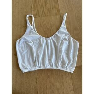 Bralette Crop Top in White